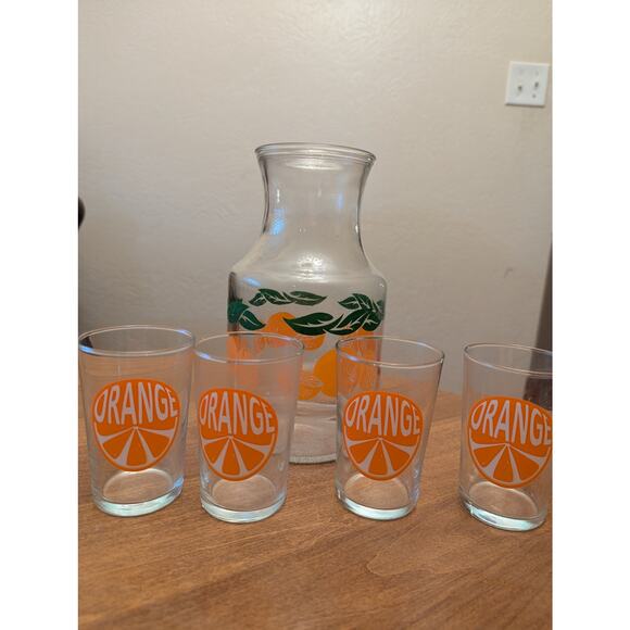 Set of 4 VINTAGE 1970s ARC International Luminaric Conique Juice Glasses 7oz - Picture 1 of 8